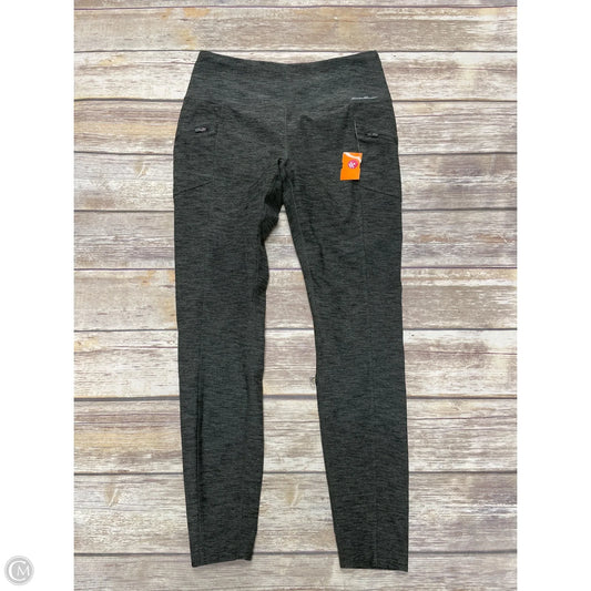 Athletic Leggings By Eddie Bauer In Green, Size: M