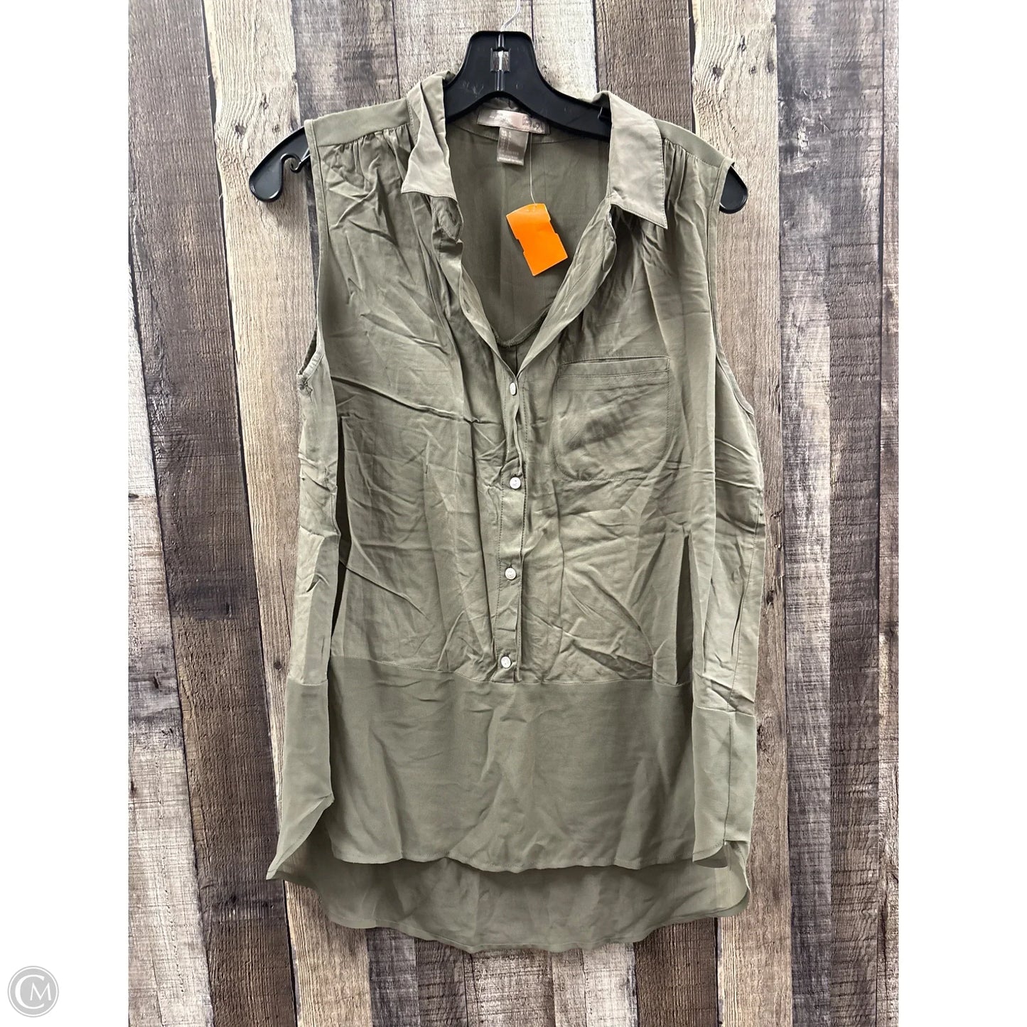 Top Sleeveless By Rue 21 In Green, Size: L