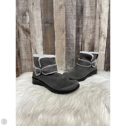 Boots Ankle Flats By Bzees In Grey, Size: 8