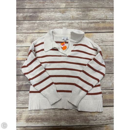 Sweater By She + Sky In Striped Pattern, Size: S