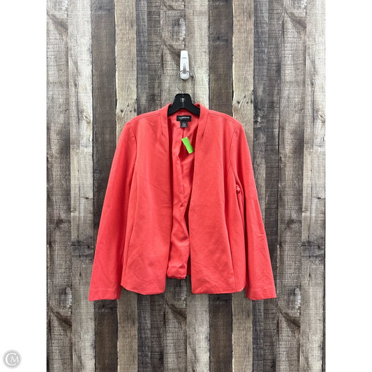 Blazer By Liz Claiborne In Coral, Size: L