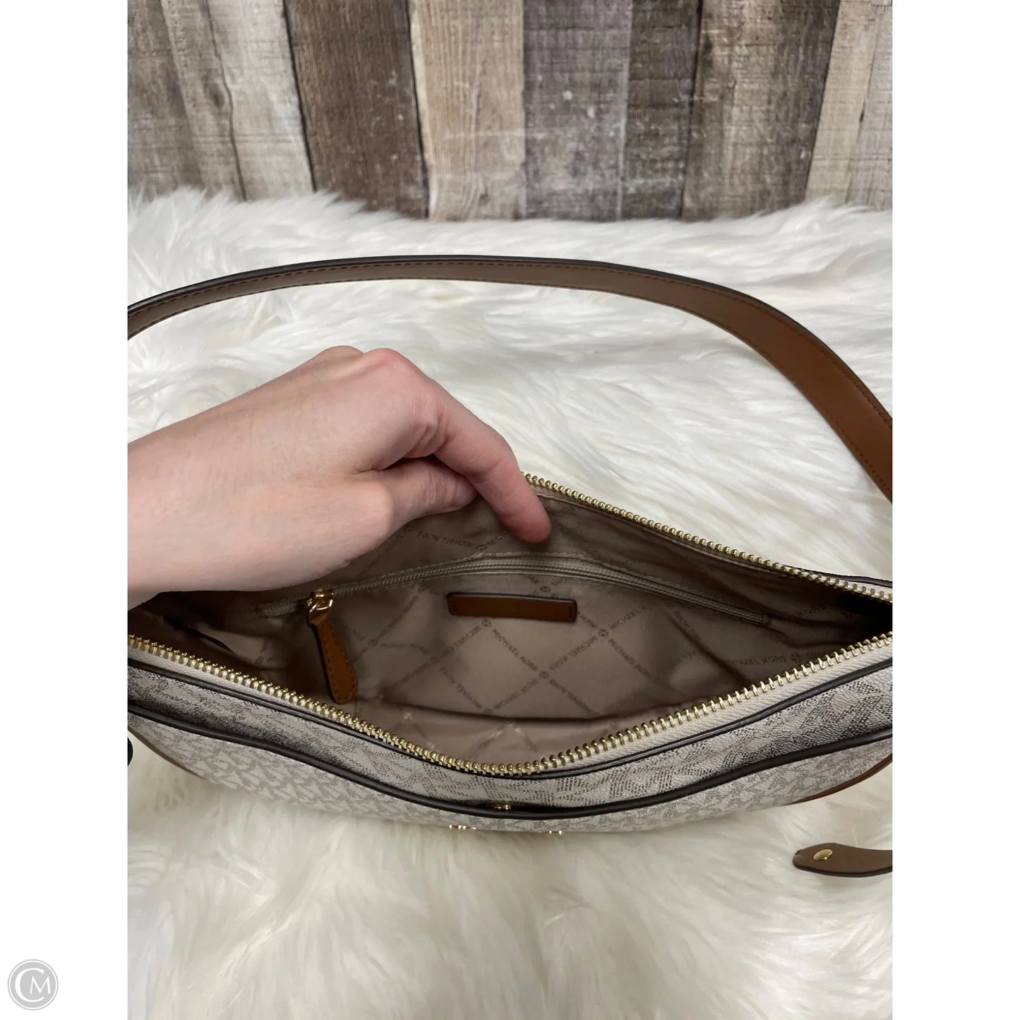 Handbag Designer By Michael Kors, Size: Medium