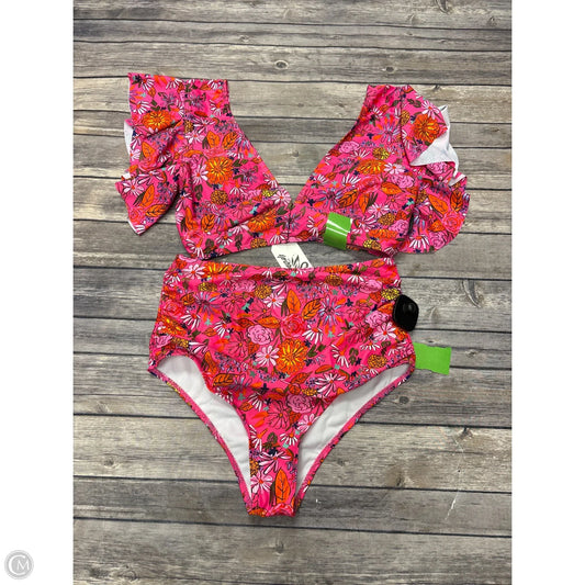 Swimsuit 2pc By Cme In Multi-colored, Size: M