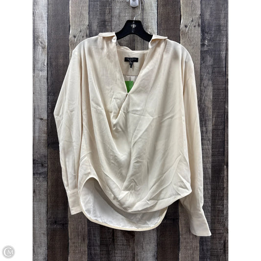 Top Long Sleeve By Rag And Bone In Beige, Size: Xs