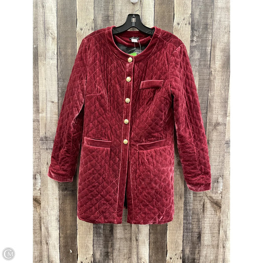 Coat Puffer & Quilted By Venus In Maroon, Size: S