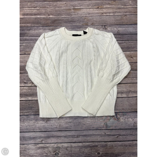 Sweater By Tahari In Ivory, Size: Xs