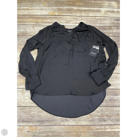 Top Long Sleeve By Simply Vera In Black, Size: L