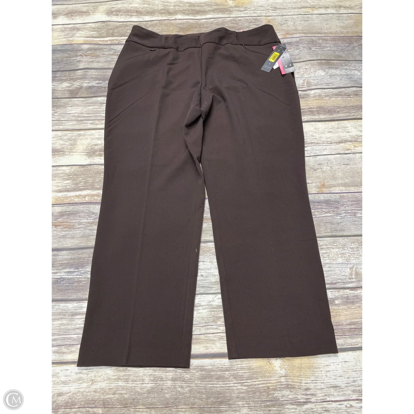 Pants Dress By Investments In Brown, Size: 14p