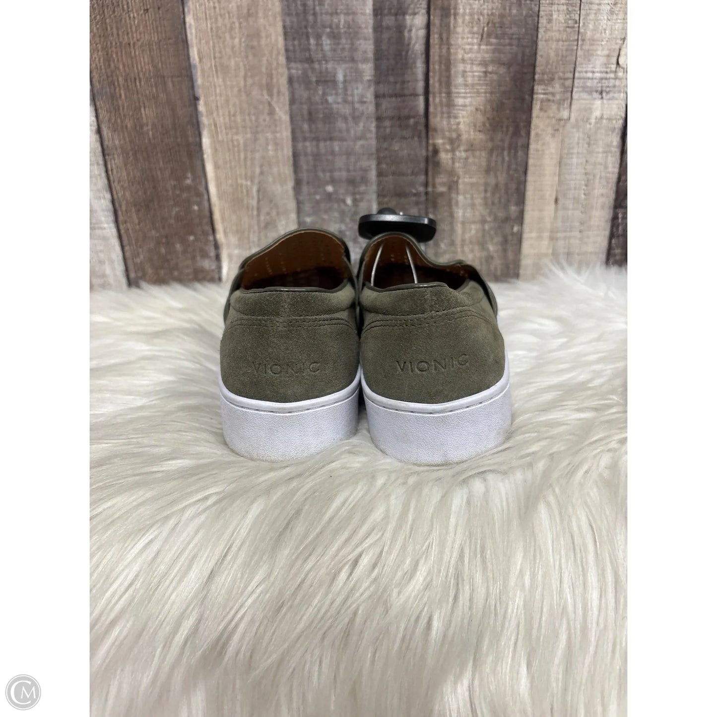 Sandals Heels Block By Calvin Klein In Green, Size: 8