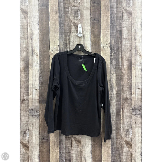 Top Long Sleeve By Old Navy In Black, Size: 2x
