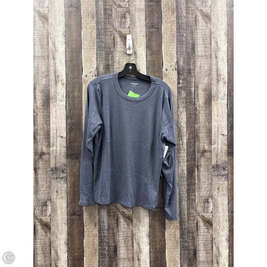Top Long Sleeve By Old Navy In Grey, Size: 2x