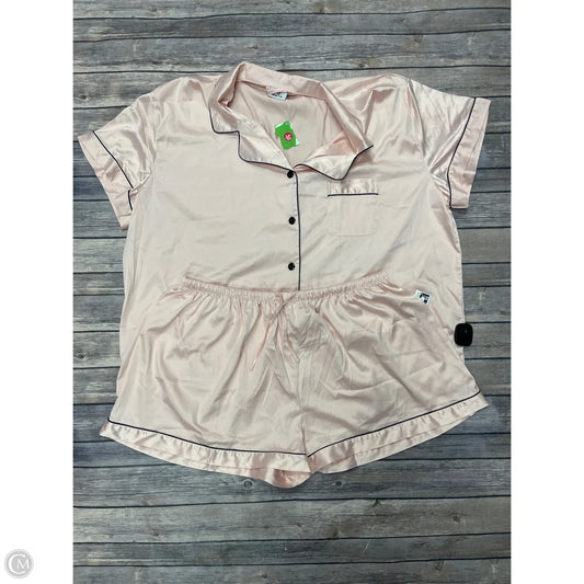 Pajamas 2pc By Cme In Pink, Size: 4x