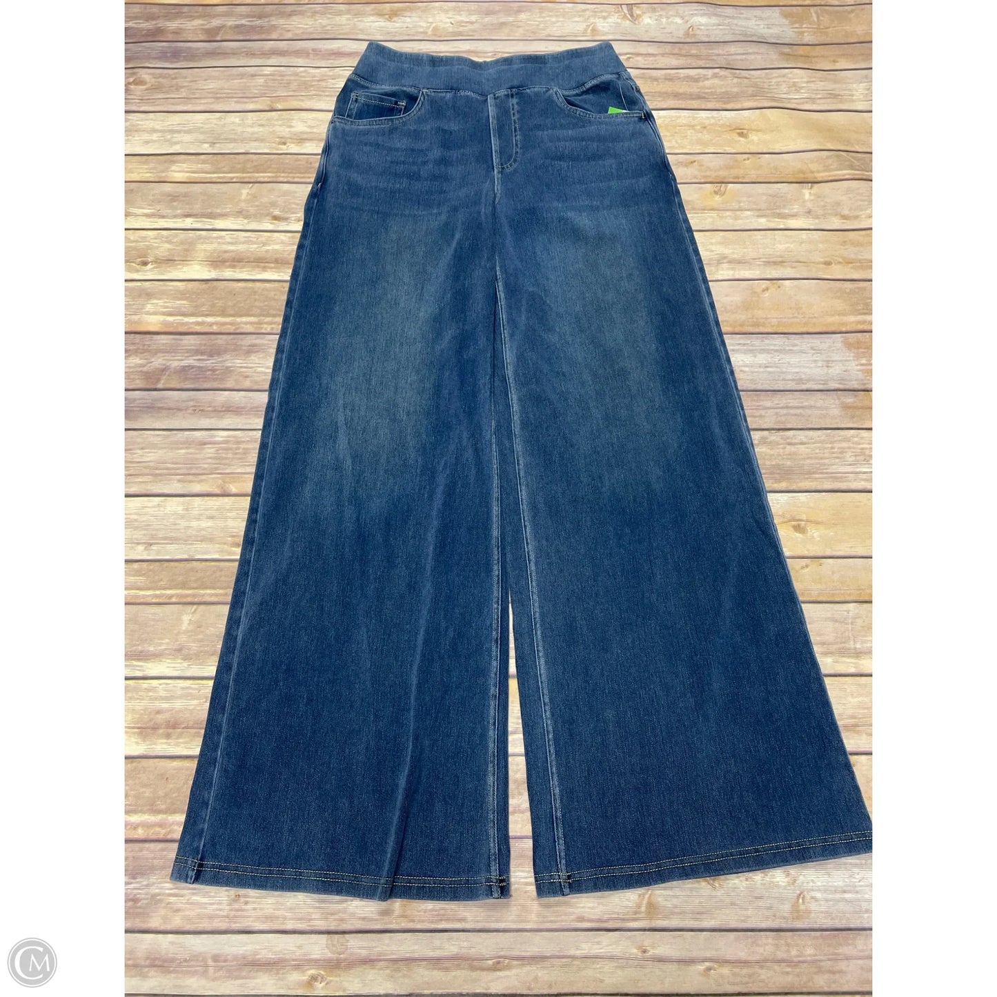 Pants Wide Leg By Halara In Blue Denim, Size: M