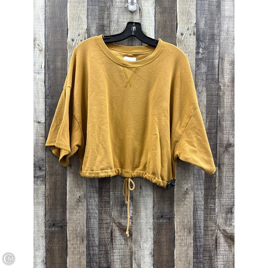 Top Short Sleeve By American Eagle In Brown, Size: Xl