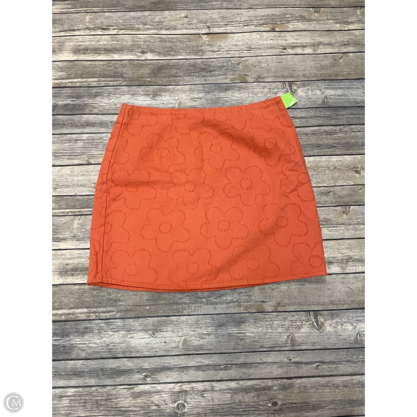 Skirt Mini & Short By Altard State In Orange, Size: L