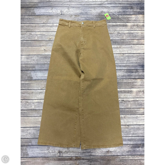 Jeans Wide Leg By Universal Thread In Tan, Size: 10
