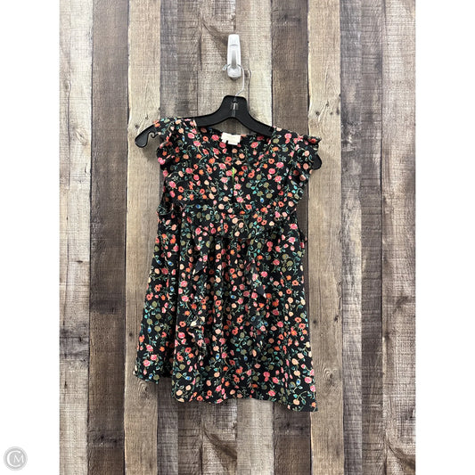 Top Sleeveless Designer By Kate Spade In Floral Print, Size: S