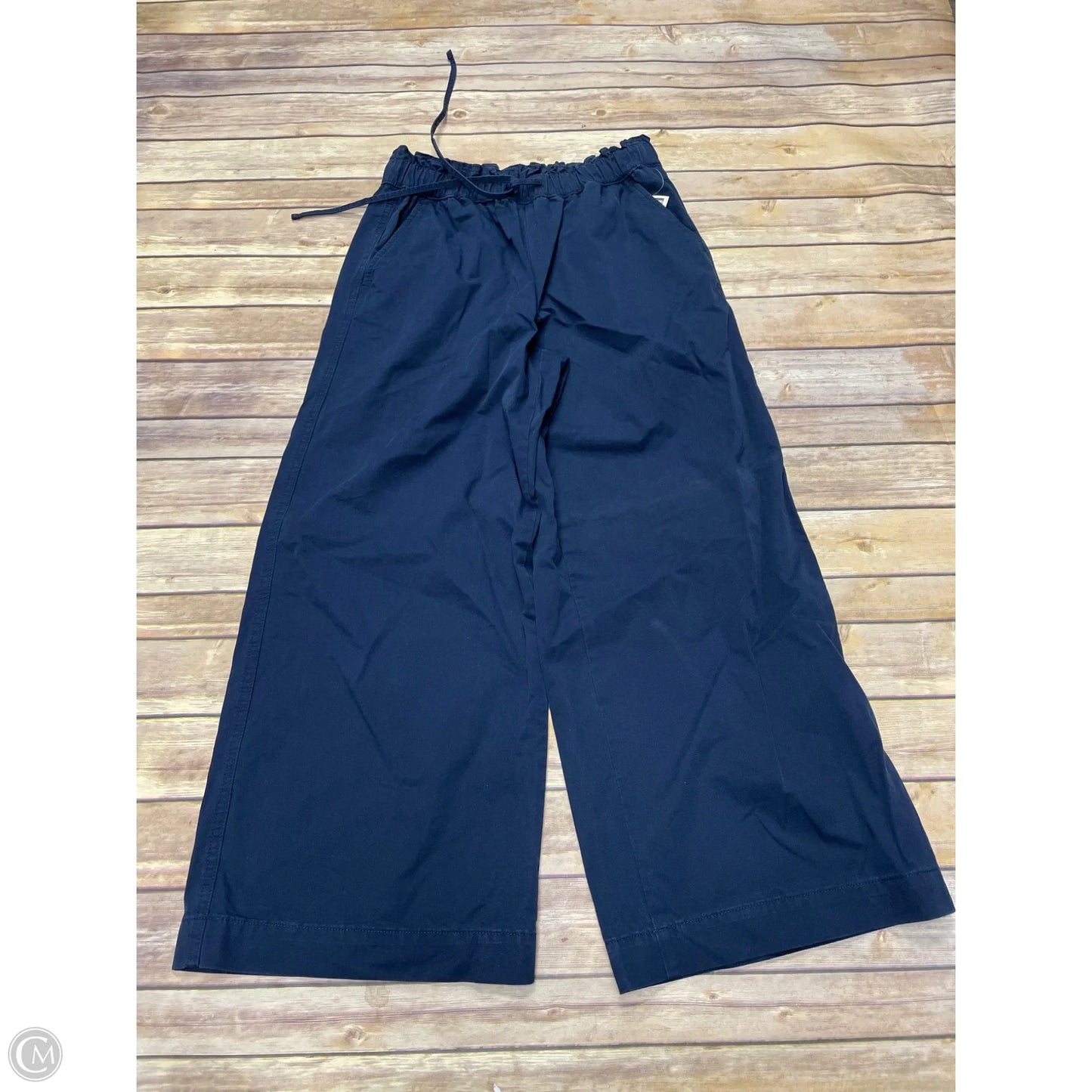 Pants Wide Leg By Loft In Navy, Size: Xs