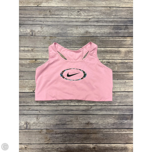 Athletic Tank Top By Nike In Pink, Size: 2x