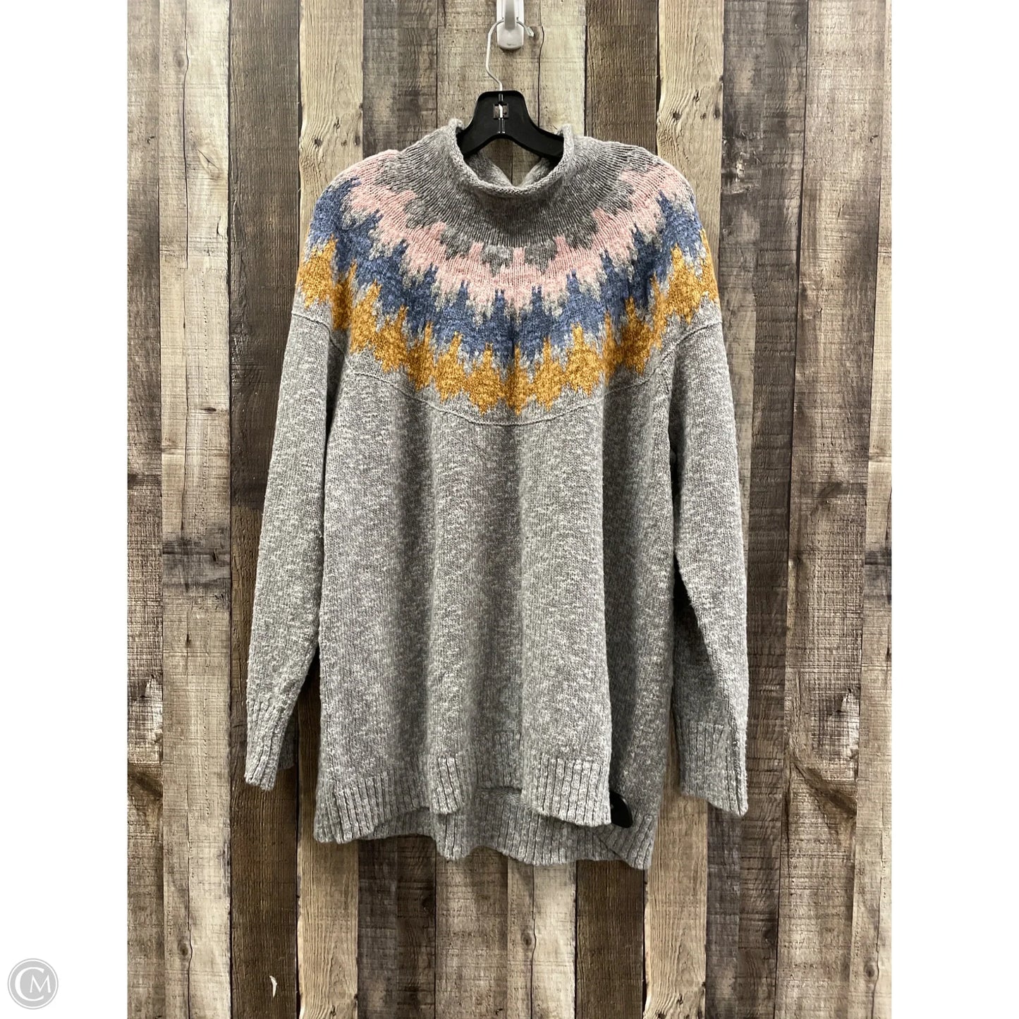 Sweater By L.l. Bean In Grey, Size: 3x