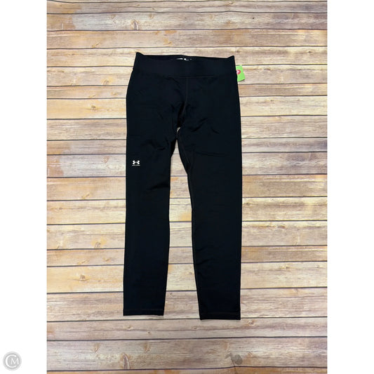 Athletic Leggings By Under Armour In Black, Size: L