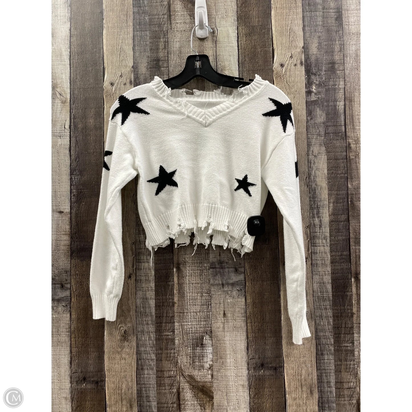 Sweater By Cmf In Black & White, Size: S