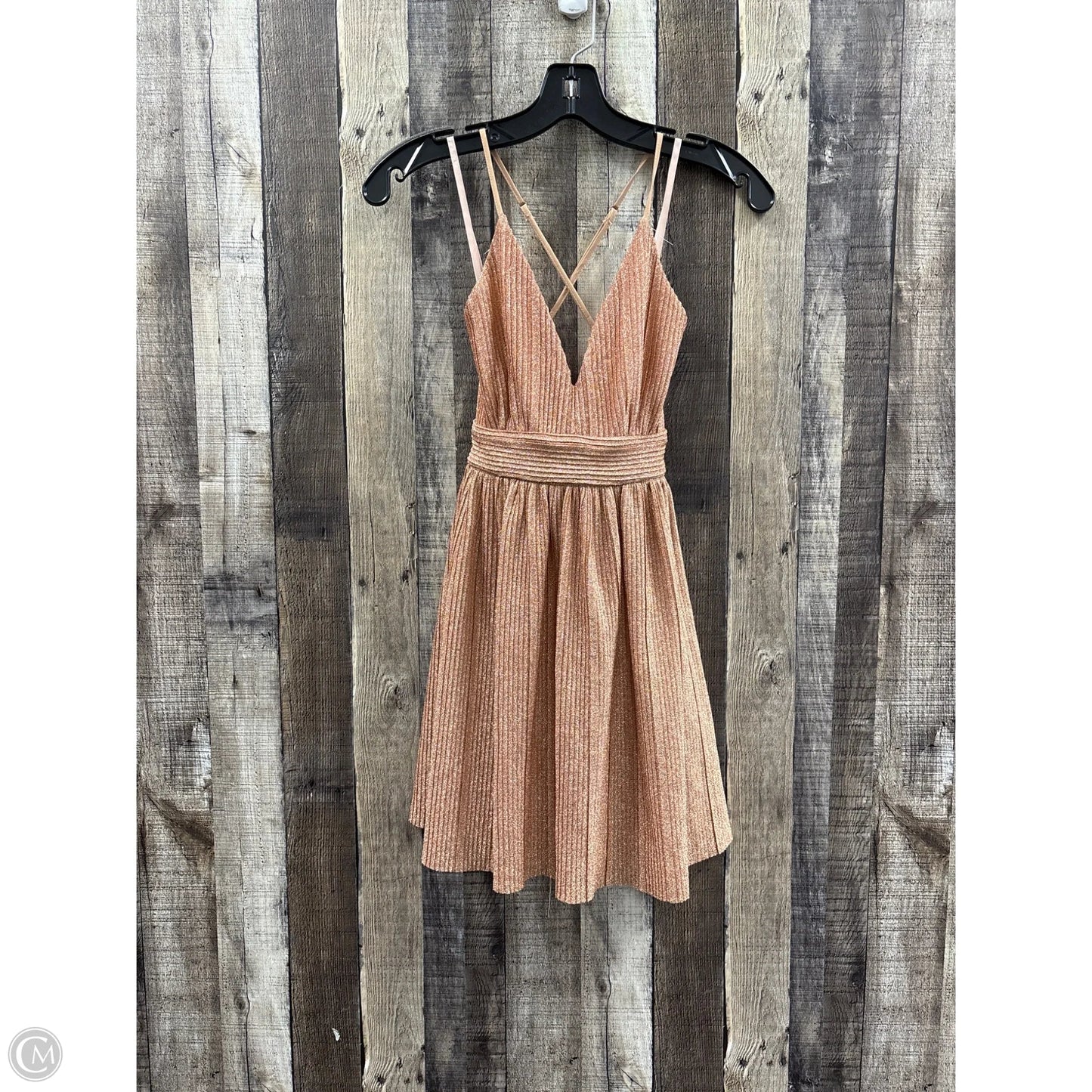Dress Party Short By Trixxi In Copper, Size: 0
