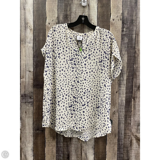 Top Short Sleeve By Cabi In Multi-colored, Size: M
