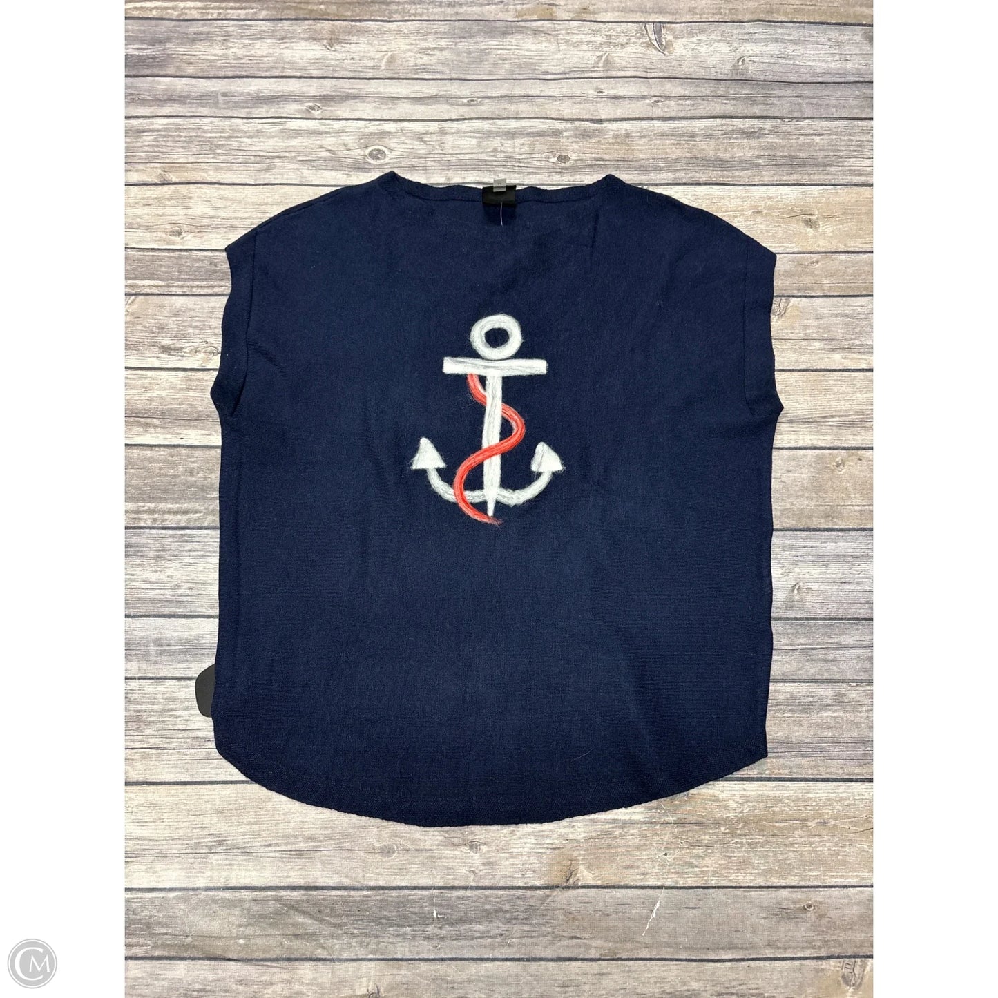 Top Sleeveless By Cme In Navy, Size: M