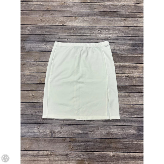 Skirt Mini & Short By Tahari In White, Size: M