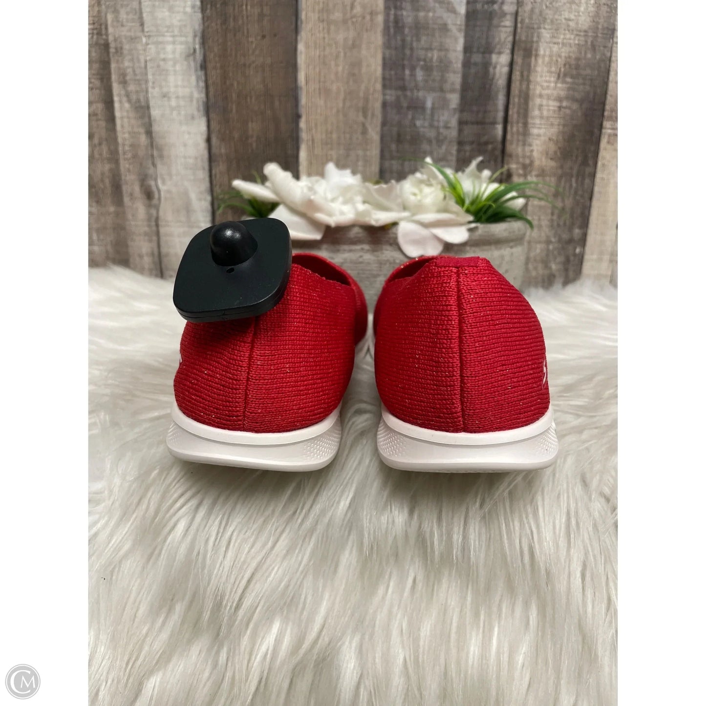 Shoes Flats By Skechers In Red, Size: 7.5