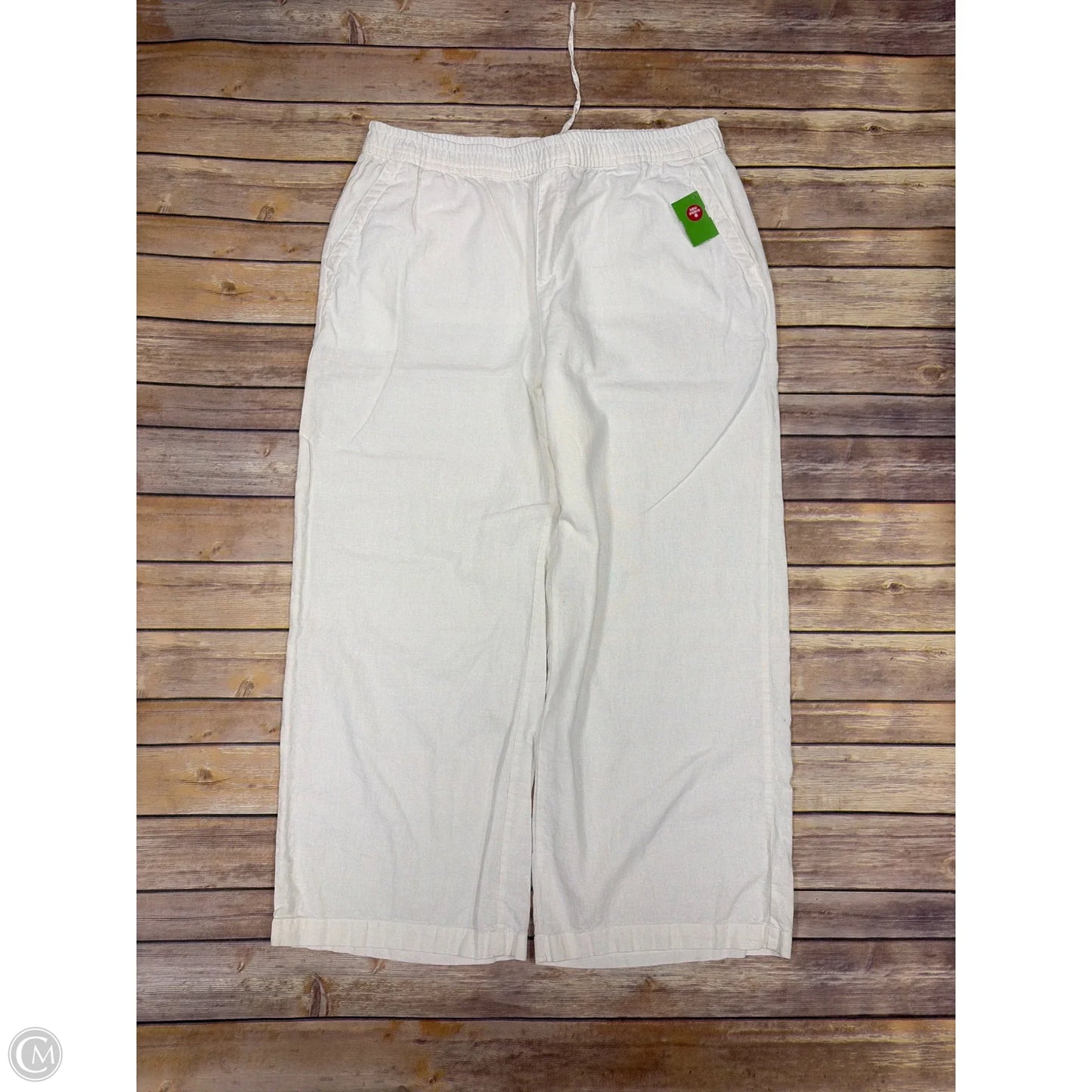 Pants Linen By Old Navy In Ivory, Size: L