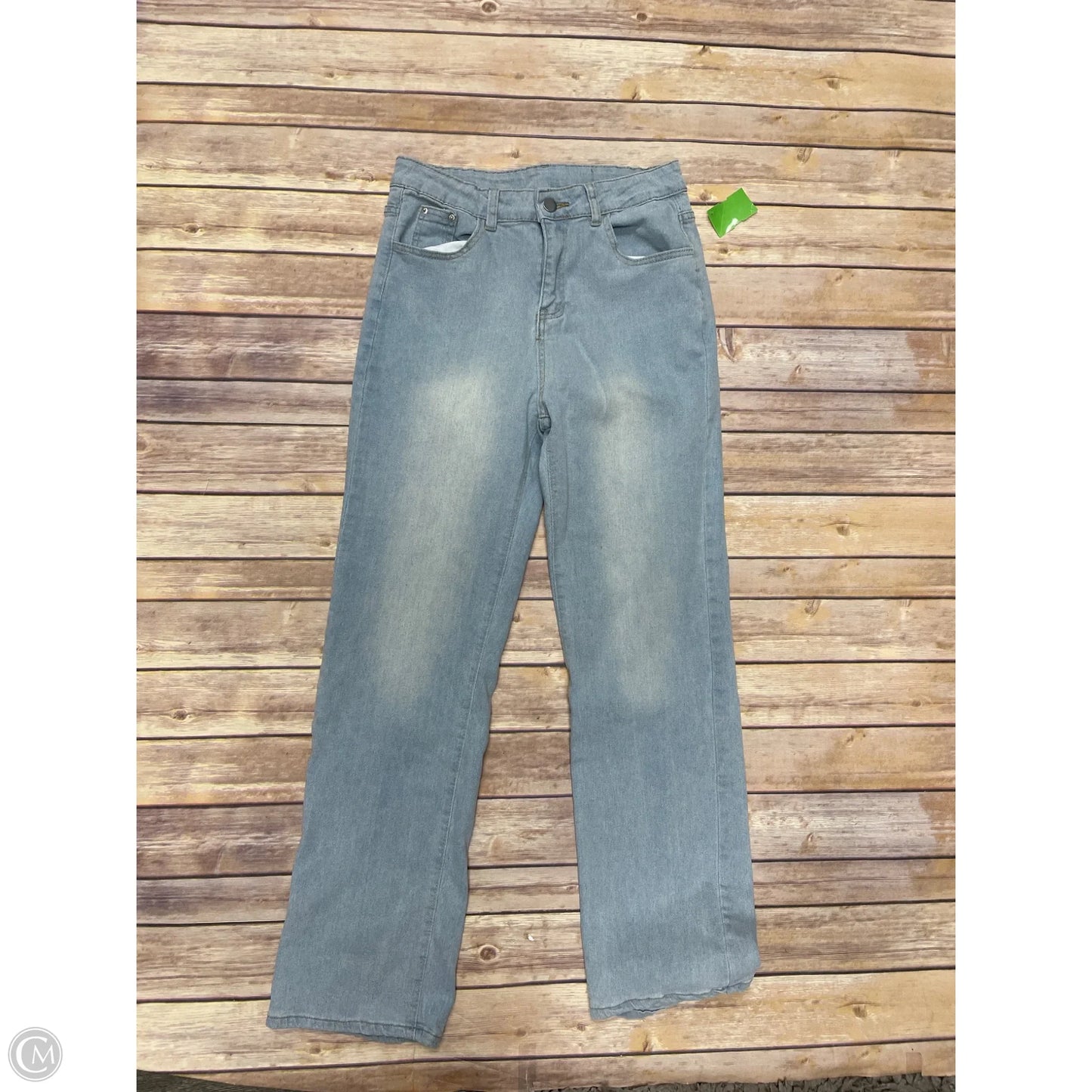 Jeans Straight By Cmf In Blue Denim, Size: S