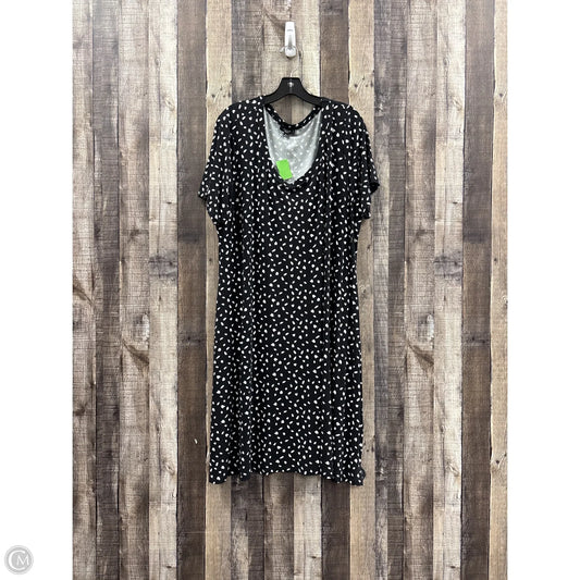 Dress Casual Short By Premise In Black & White, Size: 2x