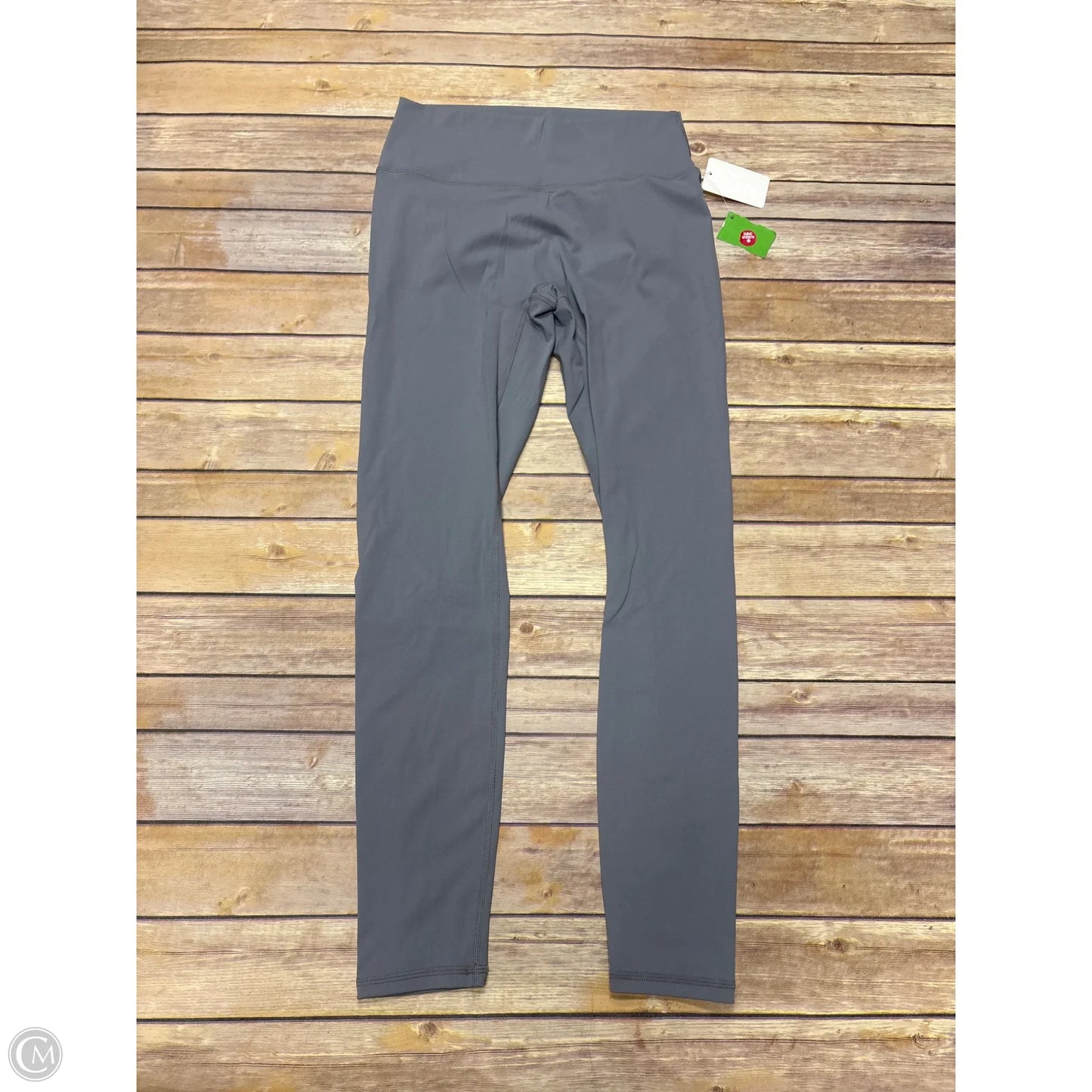 Athletic Leggings By Cmc In Grey, Size: L