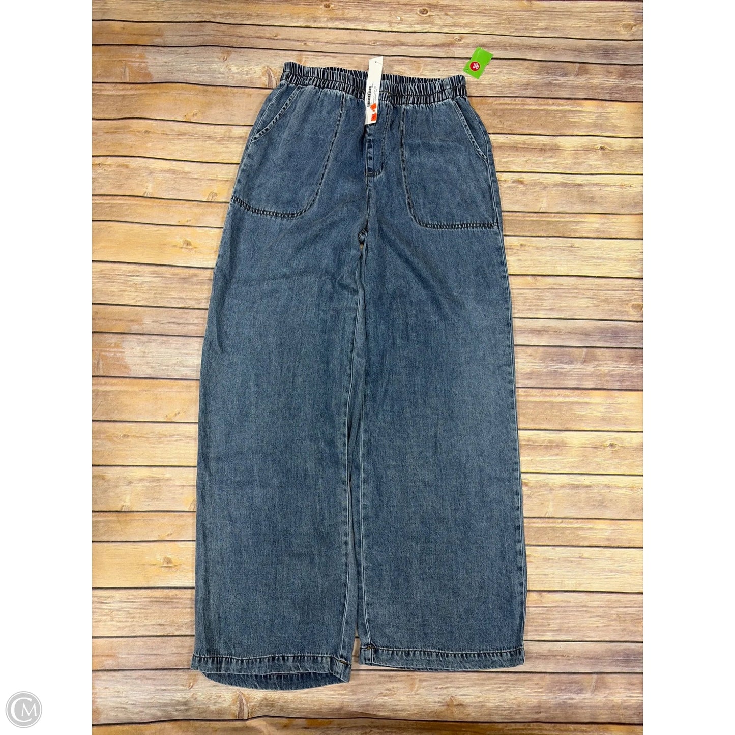 Pants Wide Leg By Clothes Mentor In Blue, Size: L