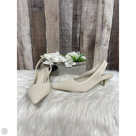 Shoes Heels Stiletto By Ophelia Roe In Cream, Size: 6