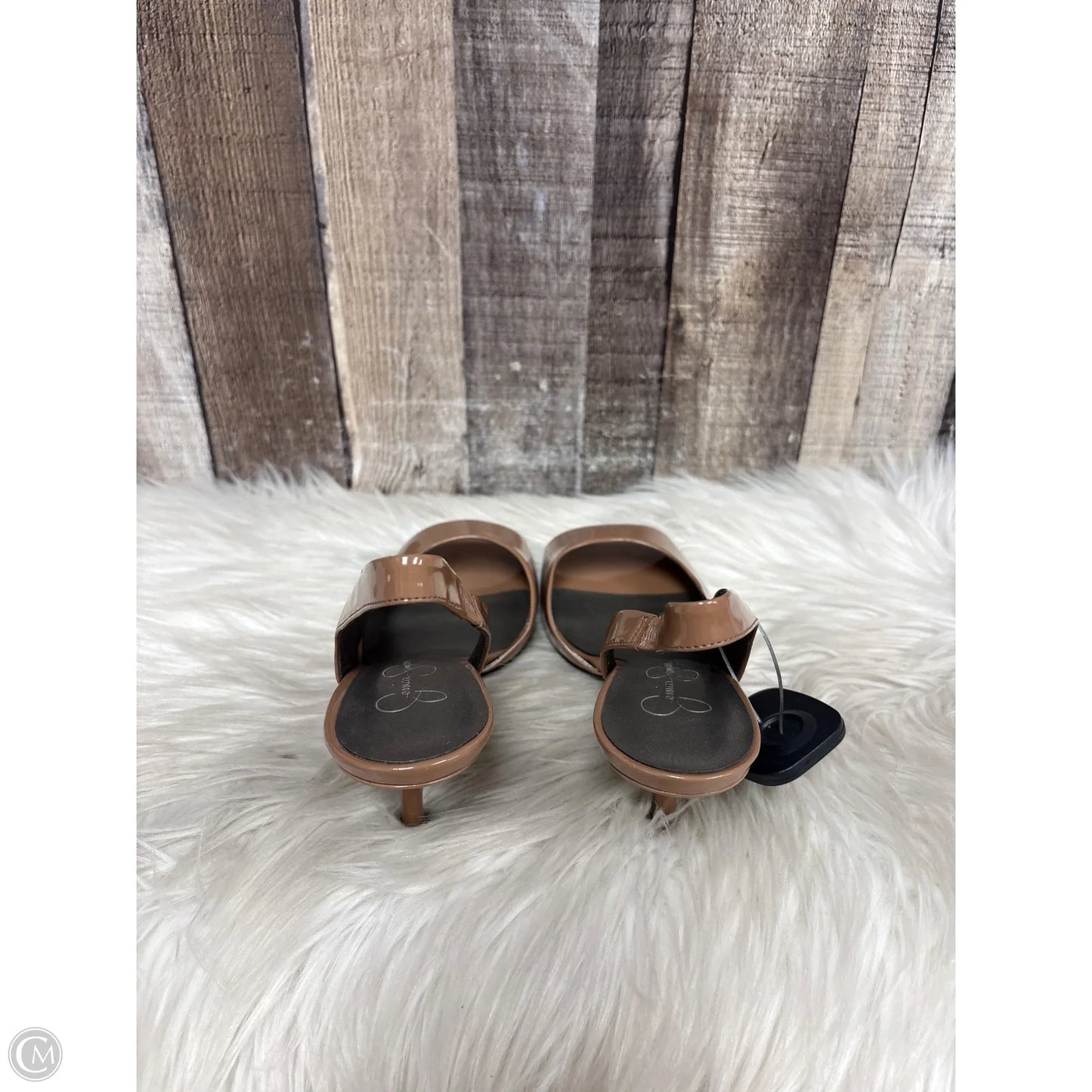 Shoes Heels Stiletto By Jessica Simpson In Tan, Size: 7.5