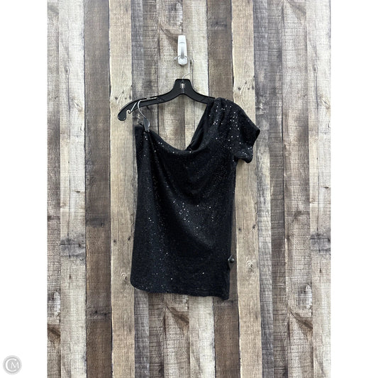 Top Short Sleeve By Dkny In Black, Size: L