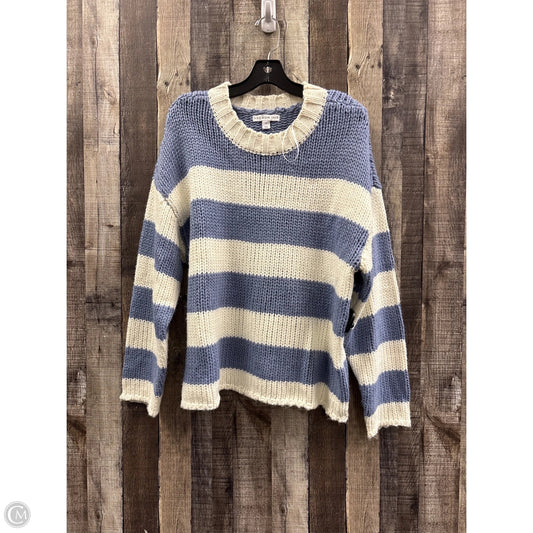 Sweater By And Now This In Blue & White, Size: 1x