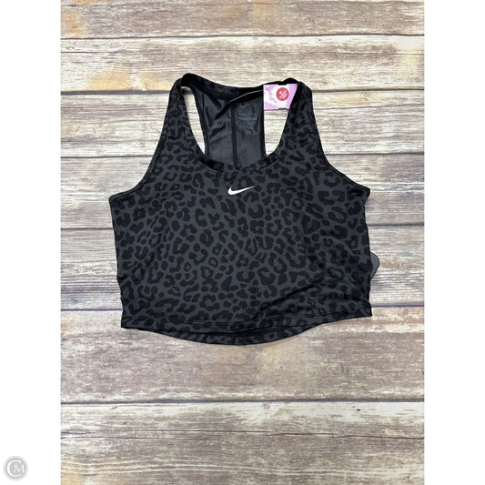 Athletic Tank Top By Nike In Animal Print, Size: Xs