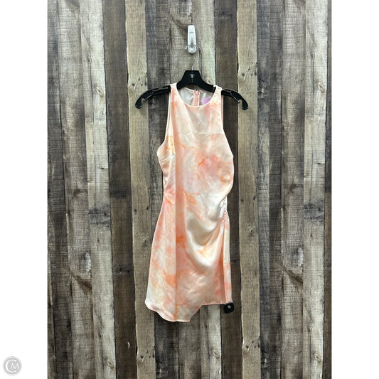 Dress Casual Midi By Open Edit In Orange, Size: Xs