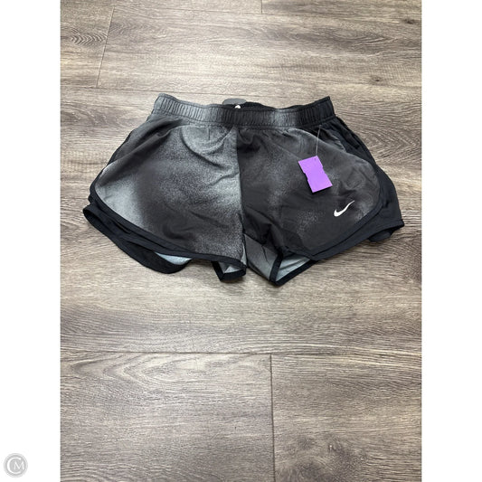 Athletic Shorts By Nike In Black & Grey, Size: M