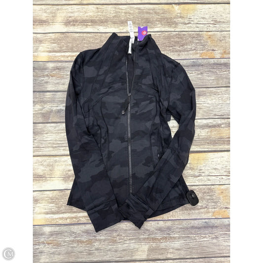 Athletic Jacket By Lululemon In Camouflage Print, Size: 4