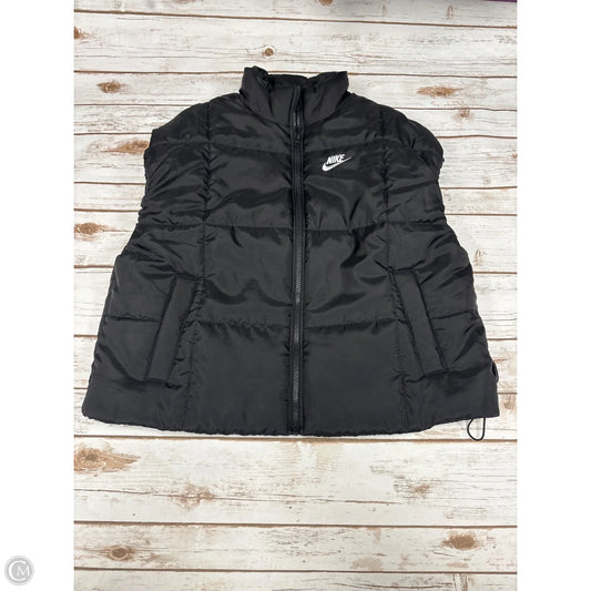 Vest Puffer & Quilted By Nike In Black, Size: Xs