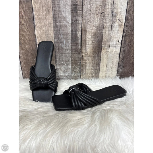Sandals Flats By Open Edit In Black, Size: 9.5