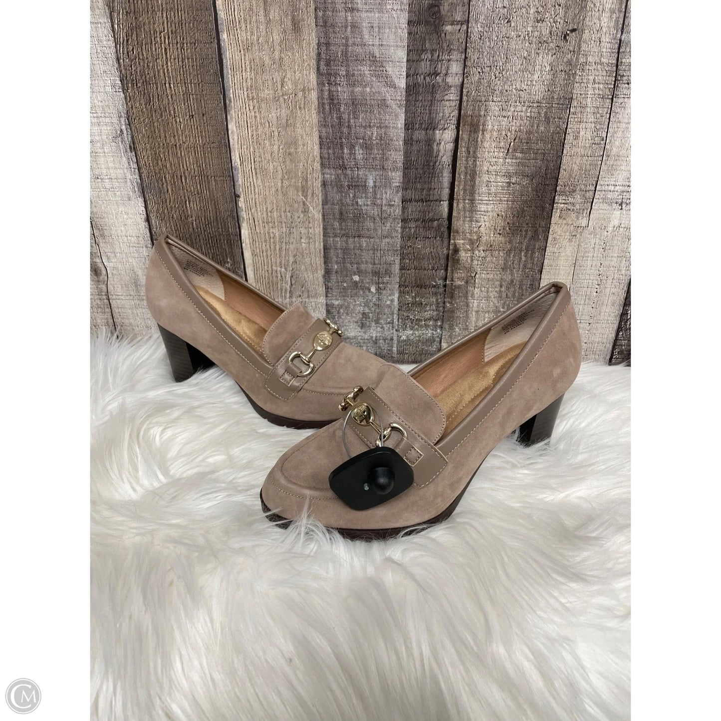 Shoes Heels Block By Giani Bernini In Tan, Size: 8