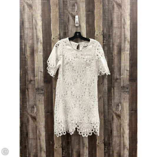 Dress Party Short By Sandra Darren In White, Size: 10p