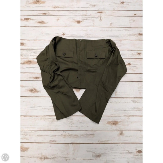 Top Long Sleeve By Cmc In Green, Size: S