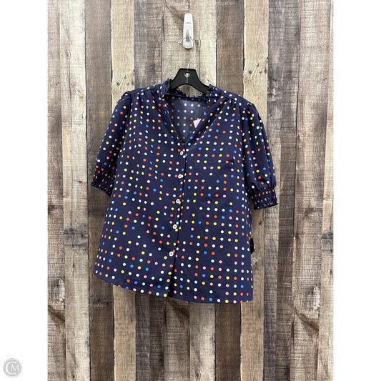 Top Short Sleeve By Shein In Multi-colored, Size: L